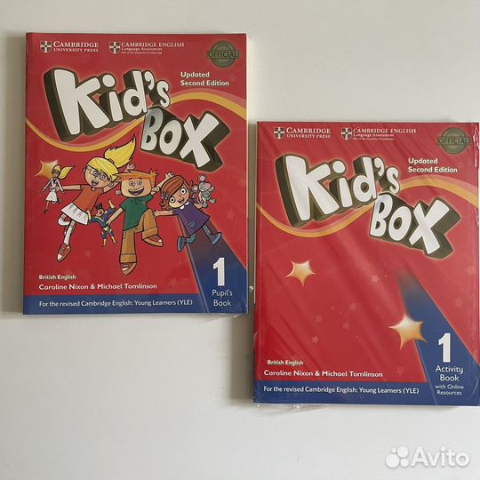 Kids box учебники новые, 1-4 уровни