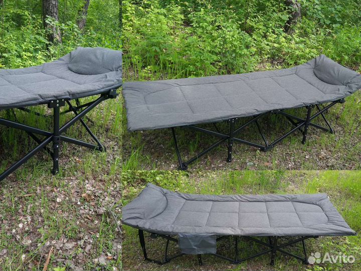 Раскладушка складная мягкая, 7кг