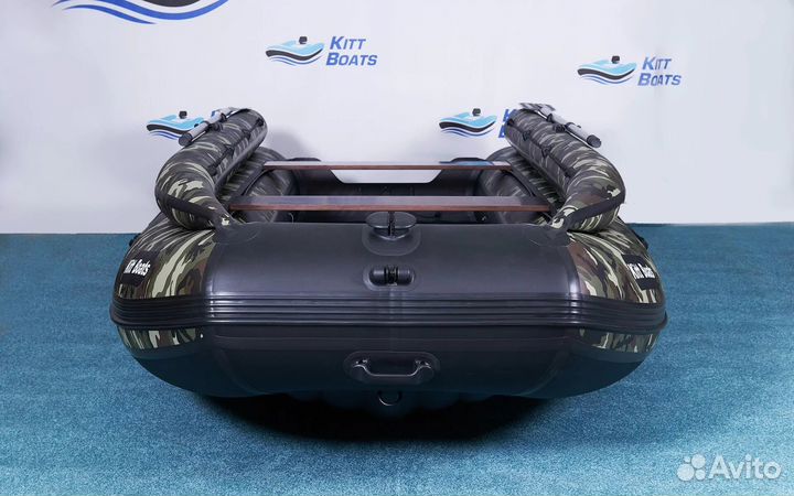 Лодка пвх kitt boats 410 нднд с фальшбортом