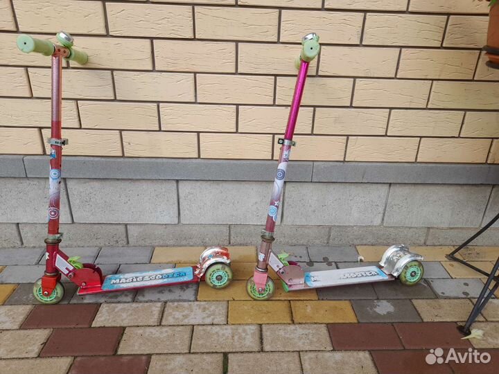 Самокат детский трехколесный бу