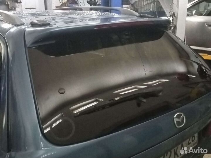 Стекло заднее Мазда капелла универсал GW