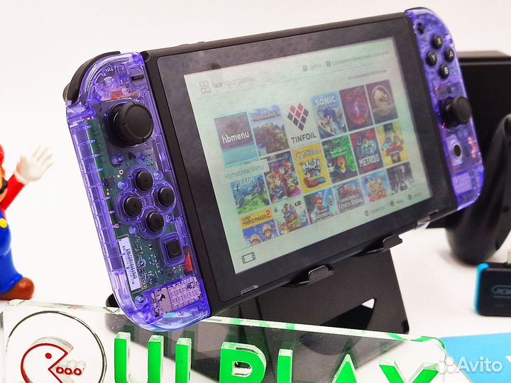 Nintendo Switch Atomic Purple + любые игры