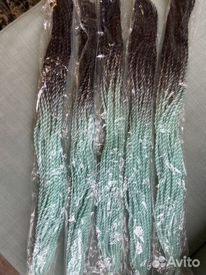 Синегальские косы + плетение