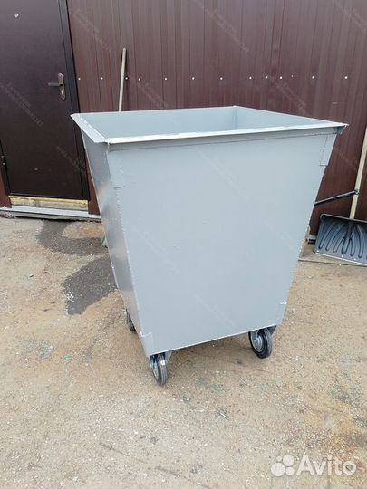 Контейнер мусорный с крышкой 0,75 м3 Арт kk8060