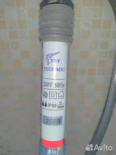 Нагреватель для аквариума techmic heater 250w