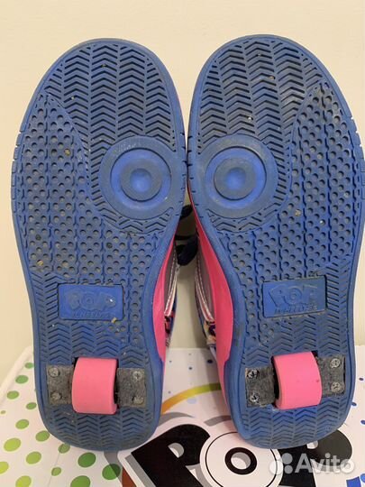 Кроссовки на роликах heelys, 34 р-р