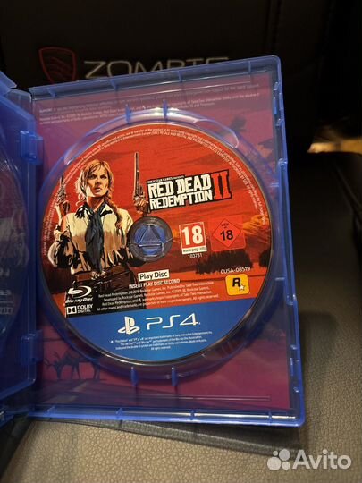 Диски на ps4 red dead redemption 2