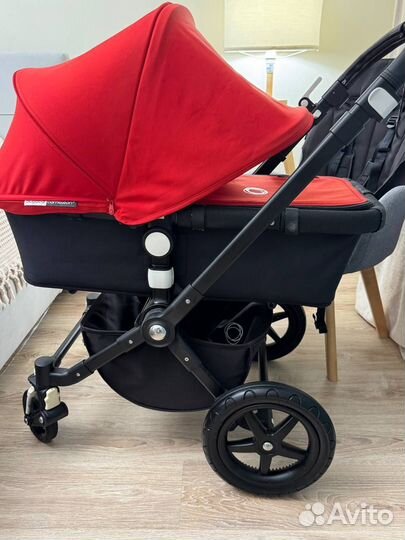 Bugaboo cameleon 3 black/ black/ red