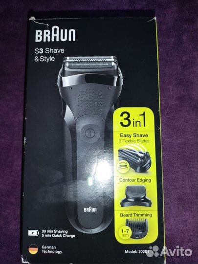 Braun 300BT+триммер