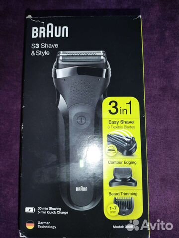 Braun 300BT+триммер