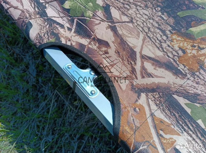 Туристическая раскладушка (Широкая, до 150кг)