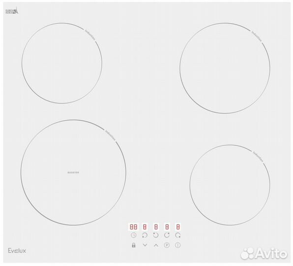 Варочная панель индукционная Evelux HEI 641 W