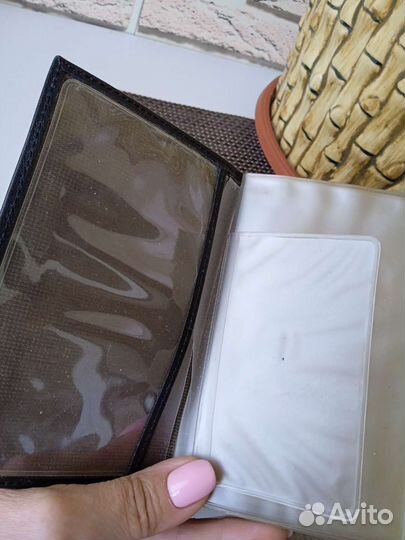 Визитница из натуральной кожи