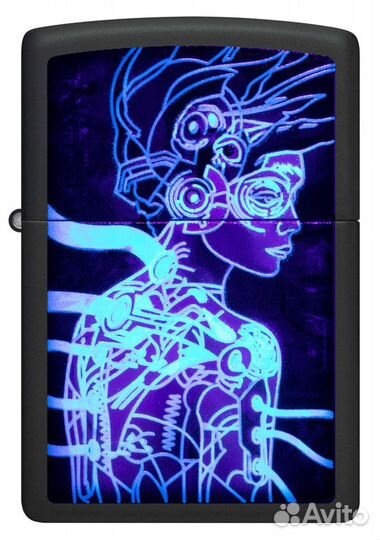 Зажигалка бензиновая Zippo 48517 Cyborg Woman