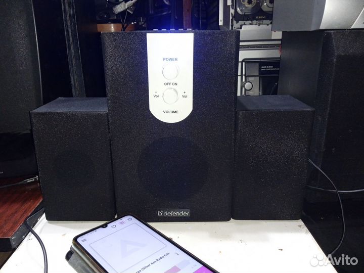 Для ноута система 2.1 Defender USB sd aux fm