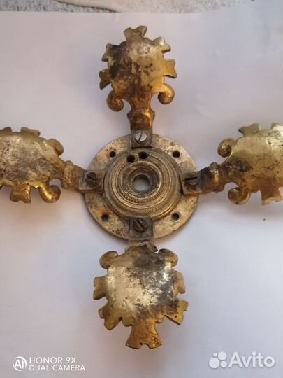 Розетка для люстры старинная