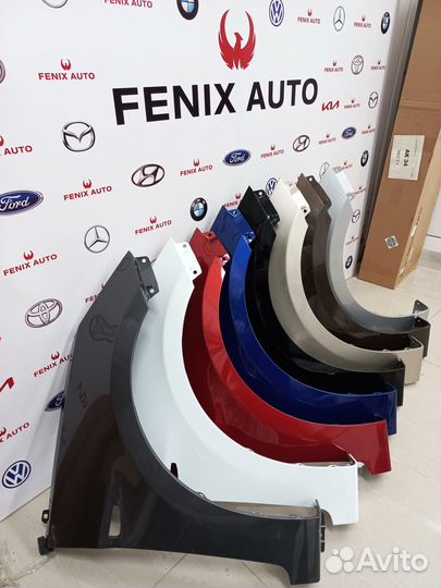 Крыло крашеное в цвет Солярис 10-17 год