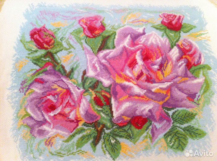 Картины вышитые крестом (крестиком)
