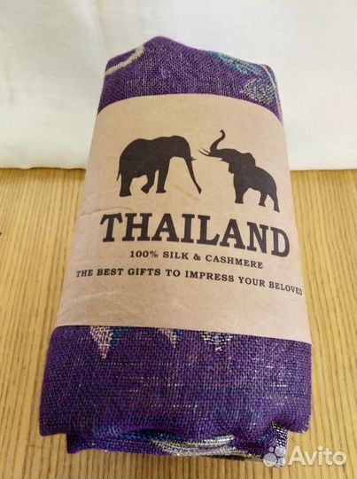 Шаль двусторонняя из Тайланда (кашемир)
