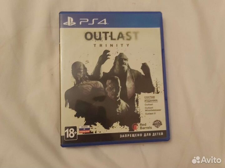 Outlastдля Playstation 4 2 диска