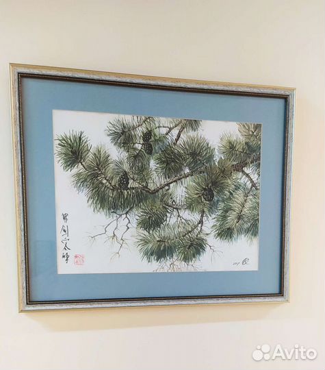 Картина авторская, китайская живопись