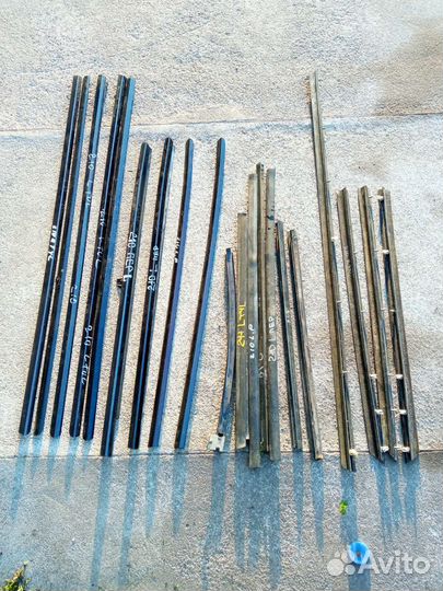 Mercedes W210 молдинг дверных стёкол наружный