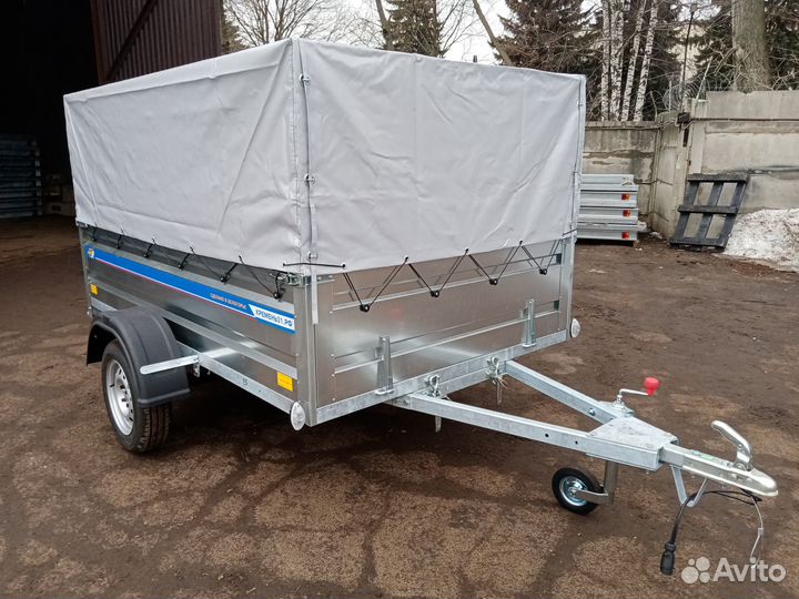 Прицеп Кремень31 2.5х1.5х0.5 с тентом 70 см
