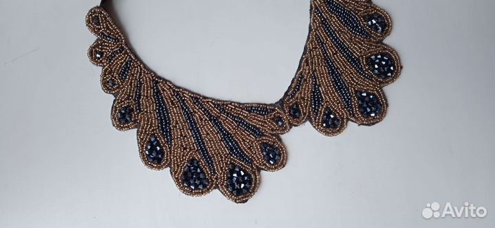 Колье воротник бисер