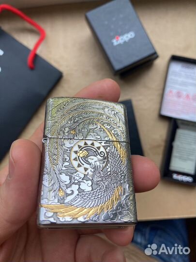 Зажигалка бензиновая zippo armor