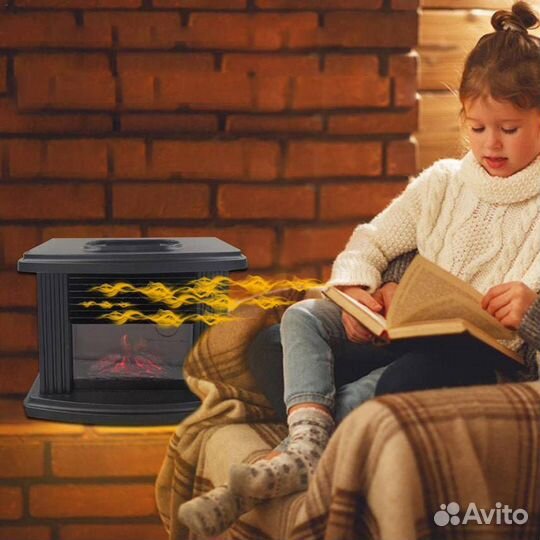 Уютный подарок мини электро камин обогреватель