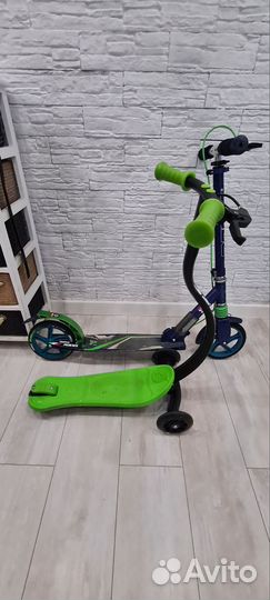 Самокат детский трехколесный сосветящимисяколесами