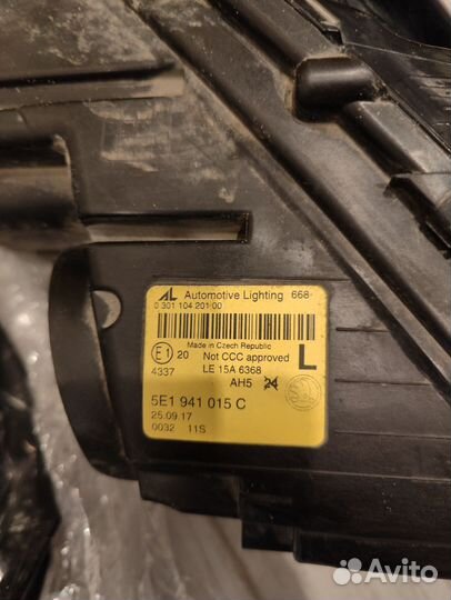 Фары Octavia a7 fl (рест)