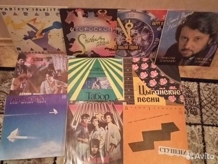 Винил пластинки разные