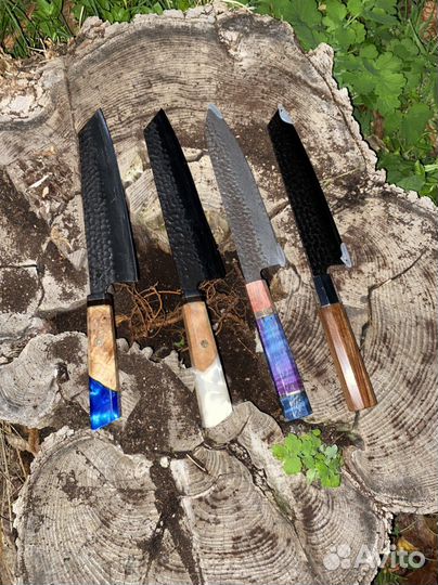 Кованные японские шеф ножи