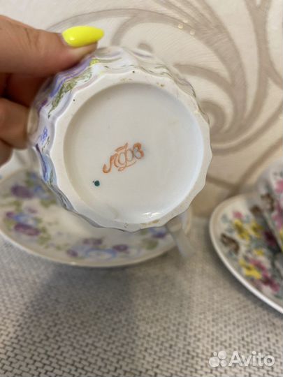 Чайная пара фарфор лфз