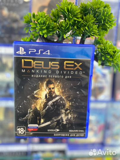 Deus Ex mankind divided ps 4 б/у