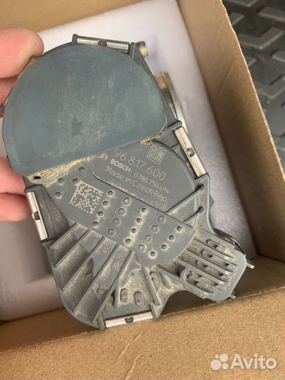 Дросельная заслонка Chevrolet cruze 1.6