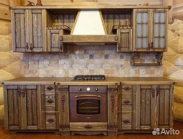 Кухня из массива дерева Классика