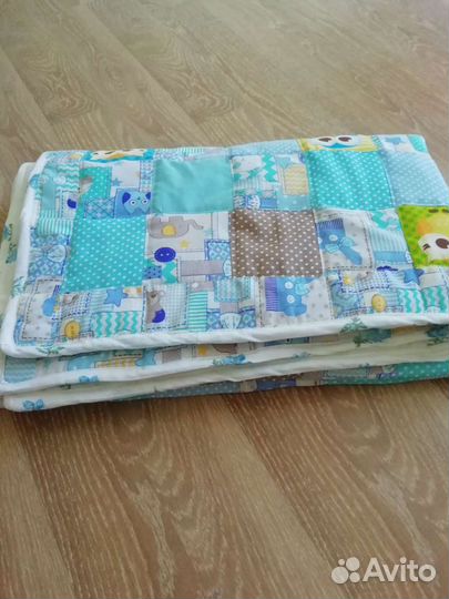 Одеяло лоскутное детское