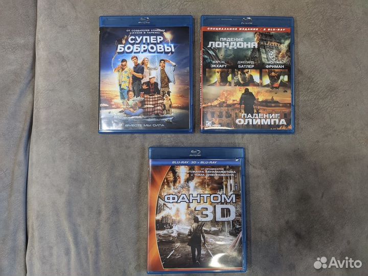 Фильмы Blu-Ray в ассортименте