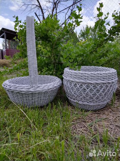 Кашпо из полиротанга