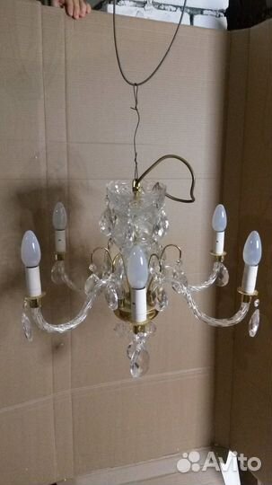 Люстра хрустальная Богемия бу