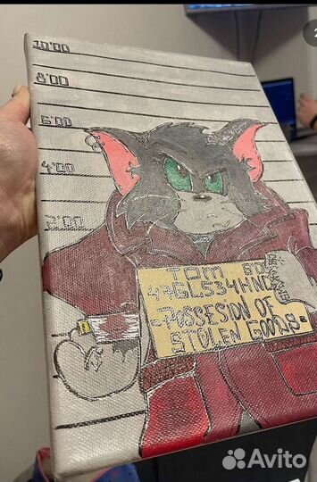 Холст том а4 акрил