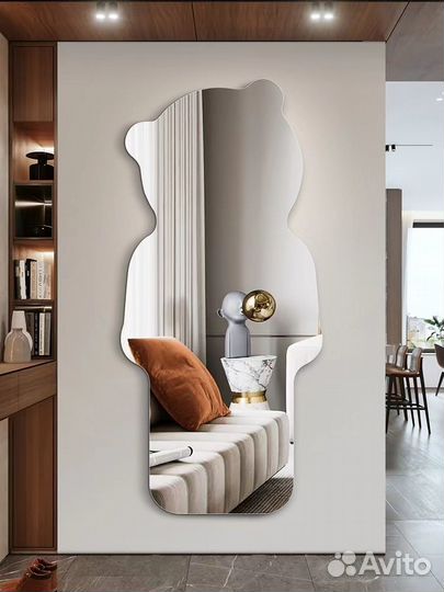 Зеркало настенное фигурное Мишка