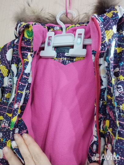 Зимний комбинезон для девочки 86