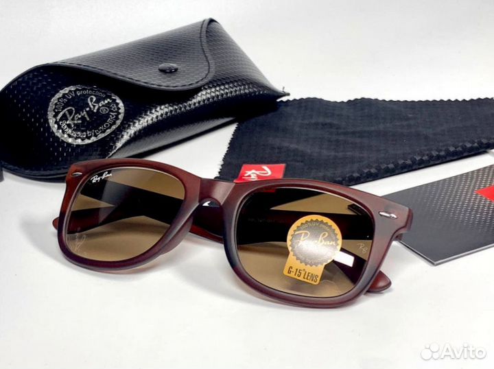 Очки Ray Ban Stories коричневые