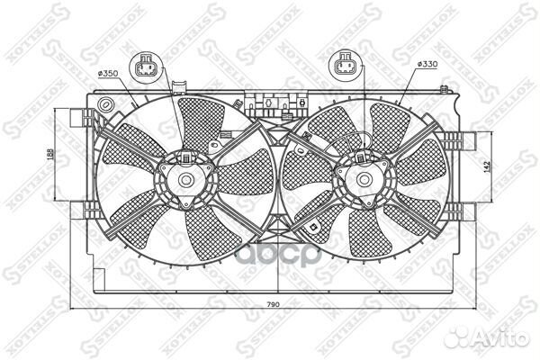 29-99380-SX вентилятор охлаждения Mitsubishi O