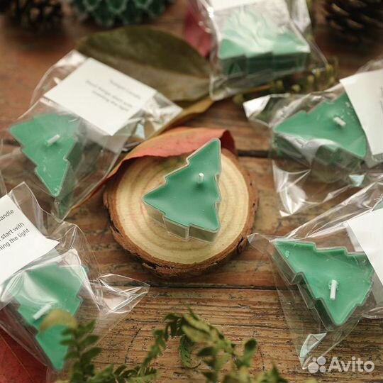 Гильзы для свечей ёлка, звезды