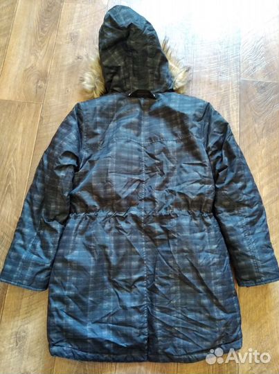 Мембранная зимняя парка плюс шапка в подарок