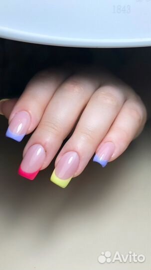 Наращивание ногтей,гель лак